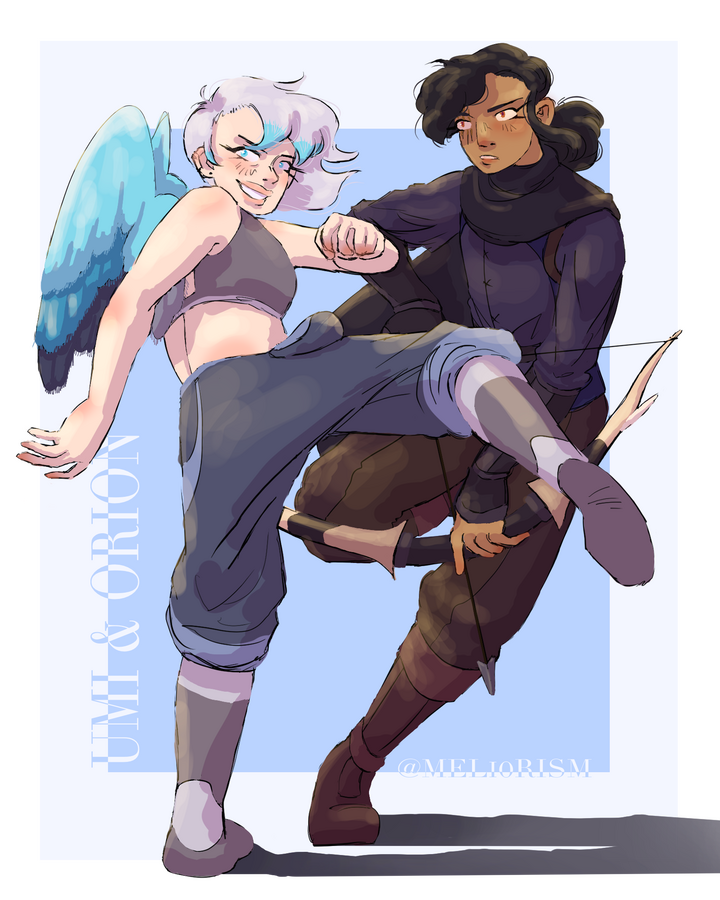 Full body | roughly rendered