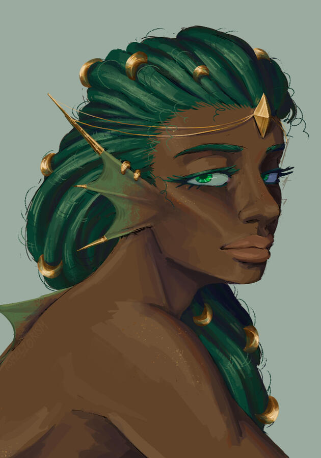 Bust | fully rendered